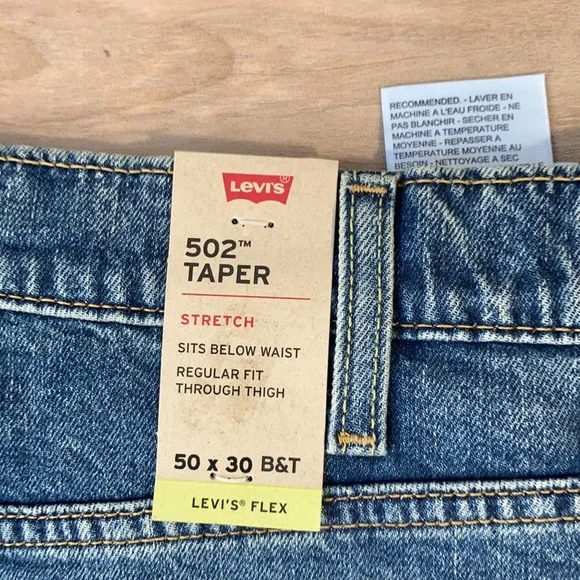 Levi’s 502 Taper stretch Levi’s flex jean size 50 x 30 - Picture 4 of 16